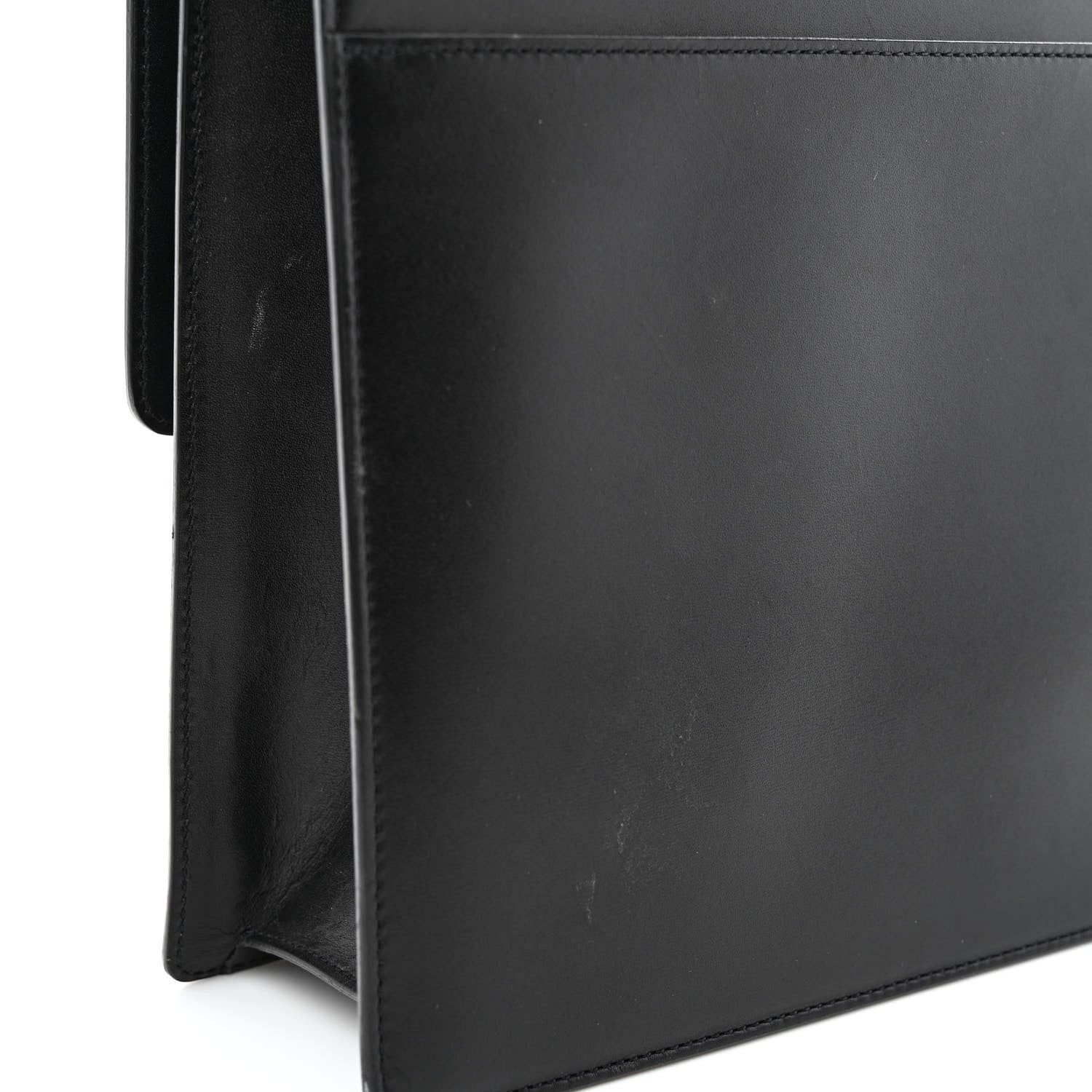 Saint Laurent Smooth Calfskin Large High School Satchel Black 12 of 12