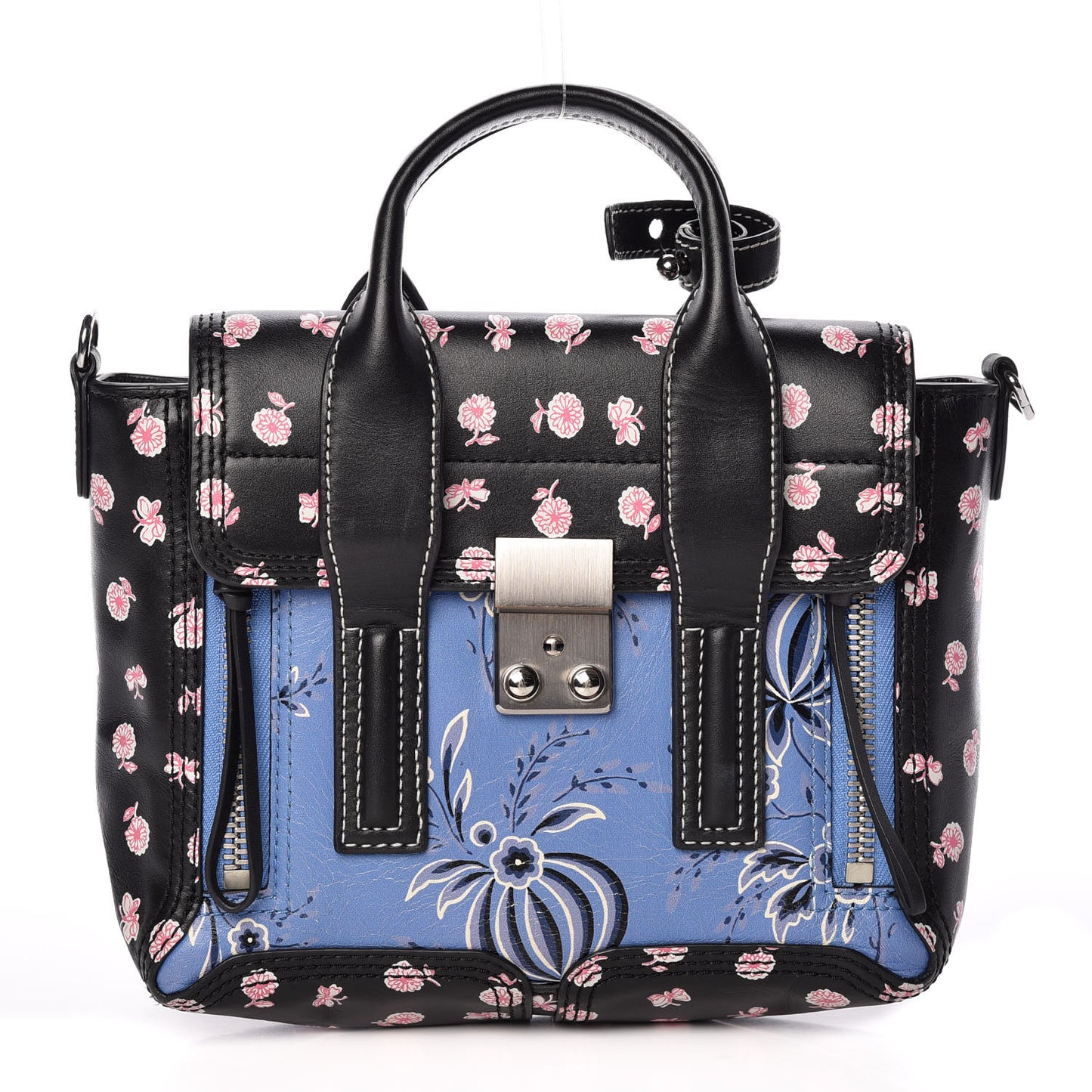 3.1 Calfskin Mini Pashli Floral Print Multicolor