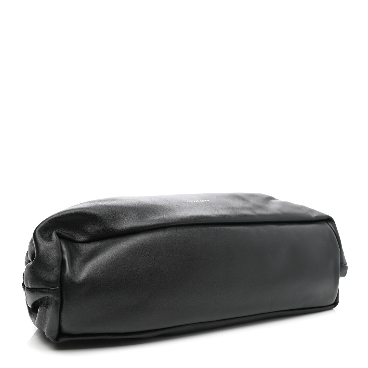 Mansur Gavriel Lambskin Cloud Clutch Black Flamma 4 of 6