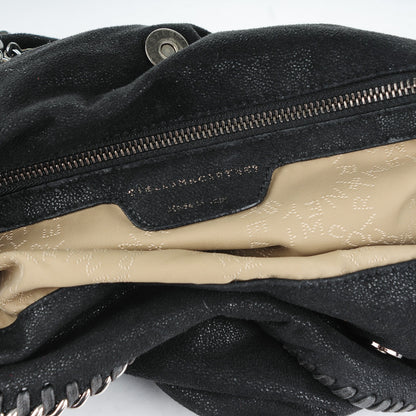 Stella McCartney Shaggy Deer Falabella Fold Over Tote Black 7 of 7