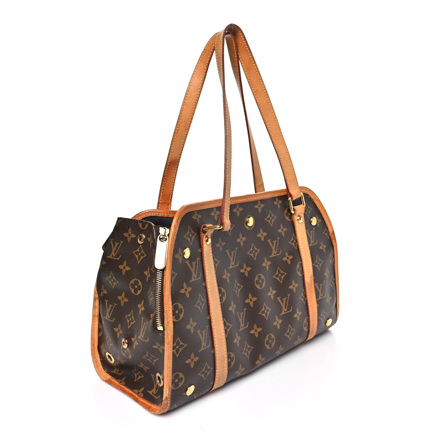Louis Vuitton Monogram Sac Baxter PM Dog Pet Carrier 1822203
