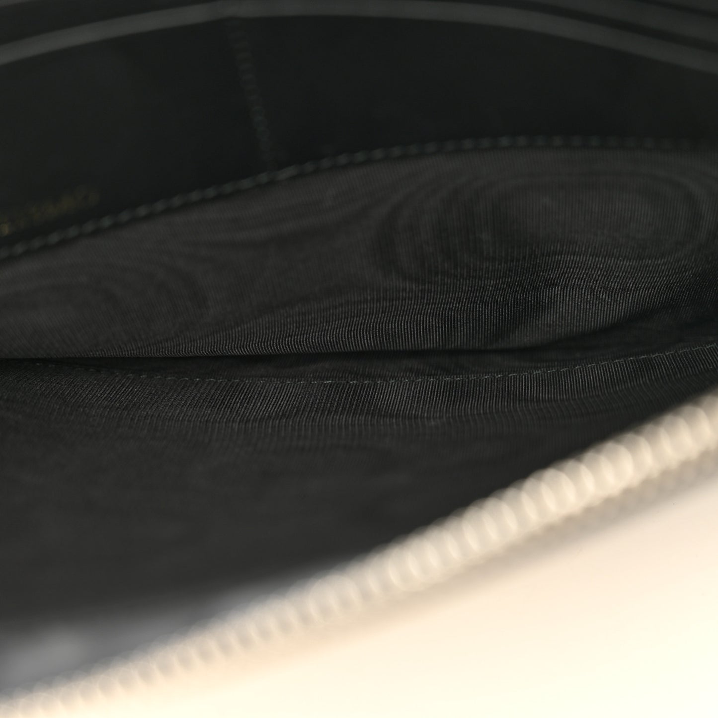 X SEGA Calfskin GUCCY Stars Zip Wristlet Pouch Black Gold