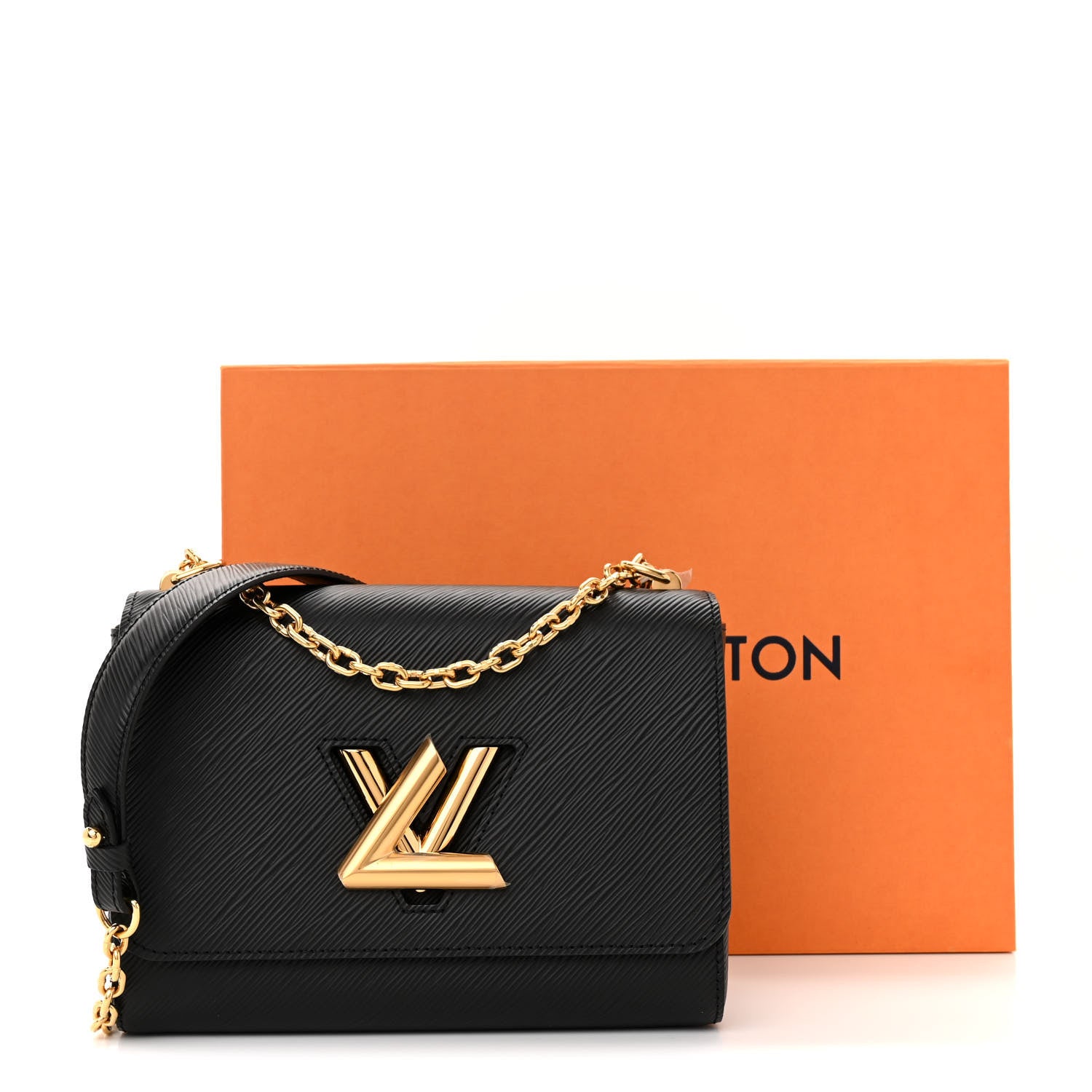 Louis Vuitton LOUIS VUITTON Epi Twist Shoulder Bag MM Black 11 of 11