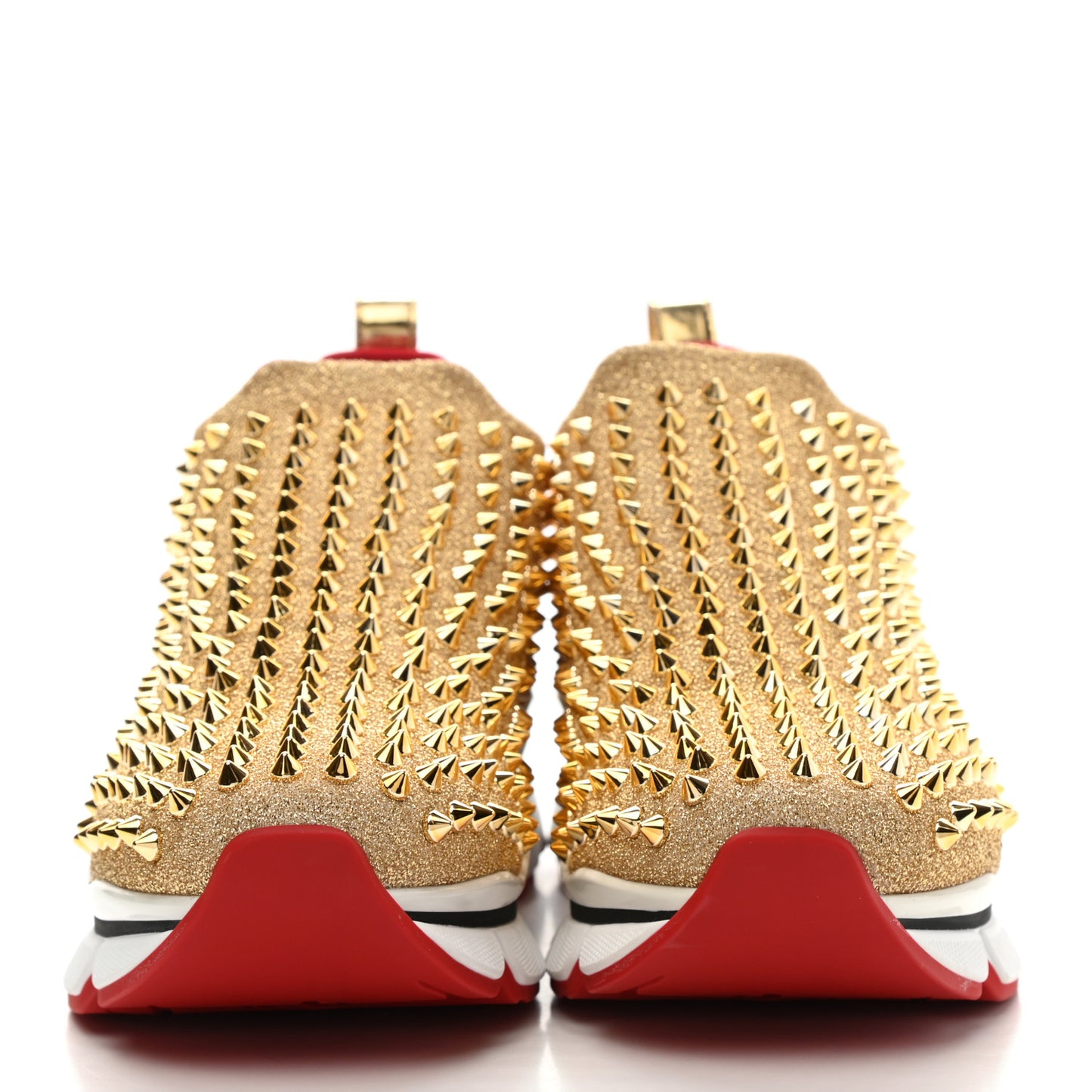 Neo Lame Spike Sock Donna Flat Sneakers 39.5 Gold