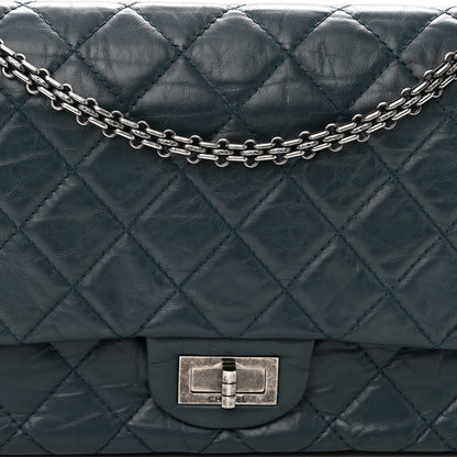Chanel Aged Calfskin Quilted 2.55 Reissue 227 Green 7 of 11
