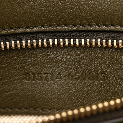 Gucci Roxy Calfskin Medium Blondie Top Handle Bag Forest Green 7 of 10