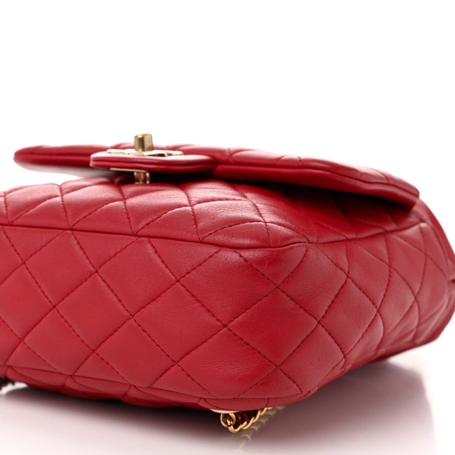 Chanel Lambskin Quilted Small In Seoul Backpack Red 10 of 10