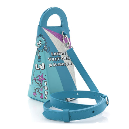 Louis Vuitton Monogram Miroir The It Can Bag Pink Blue 3 of 9