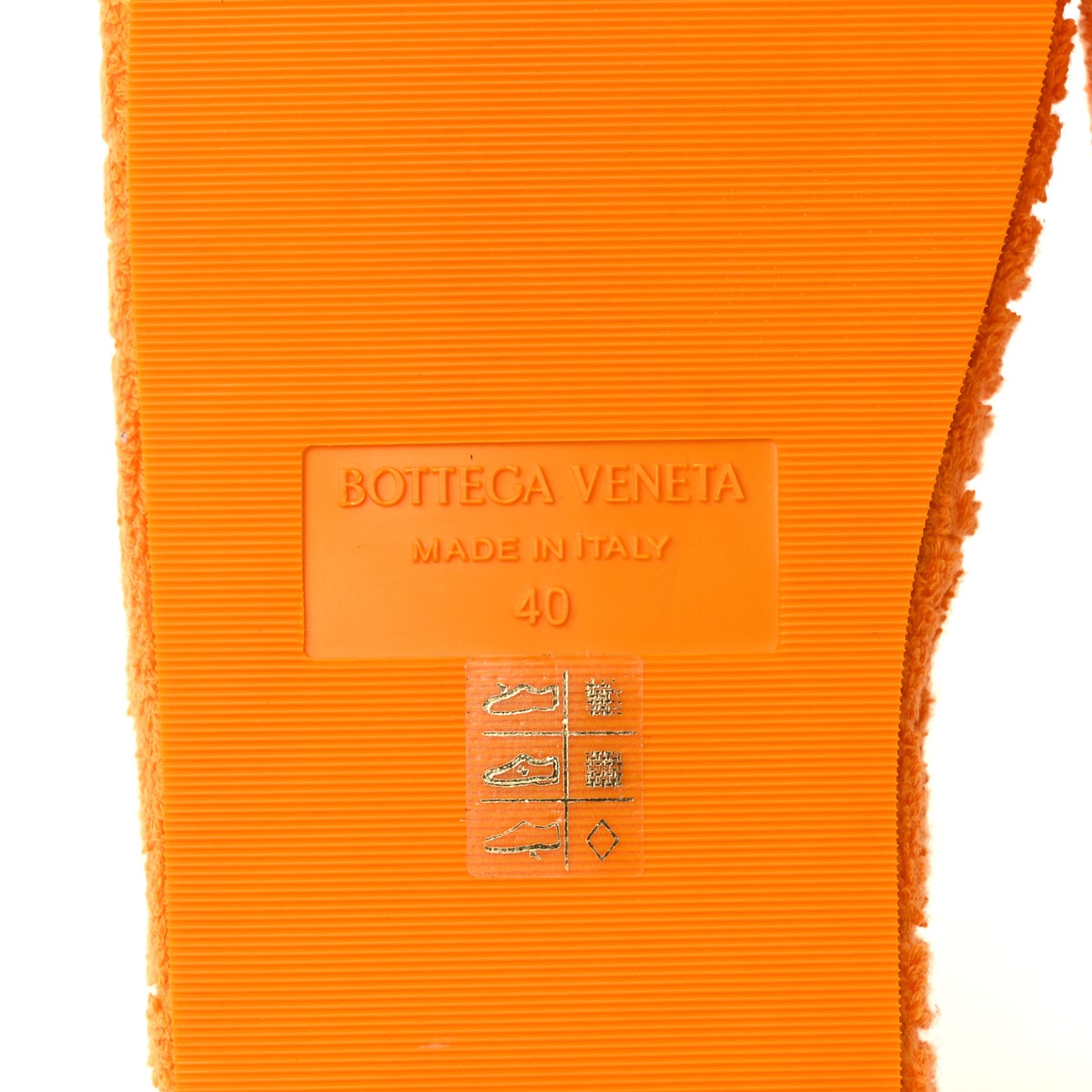 Resort Sponge Slides Sandals 40 Orange