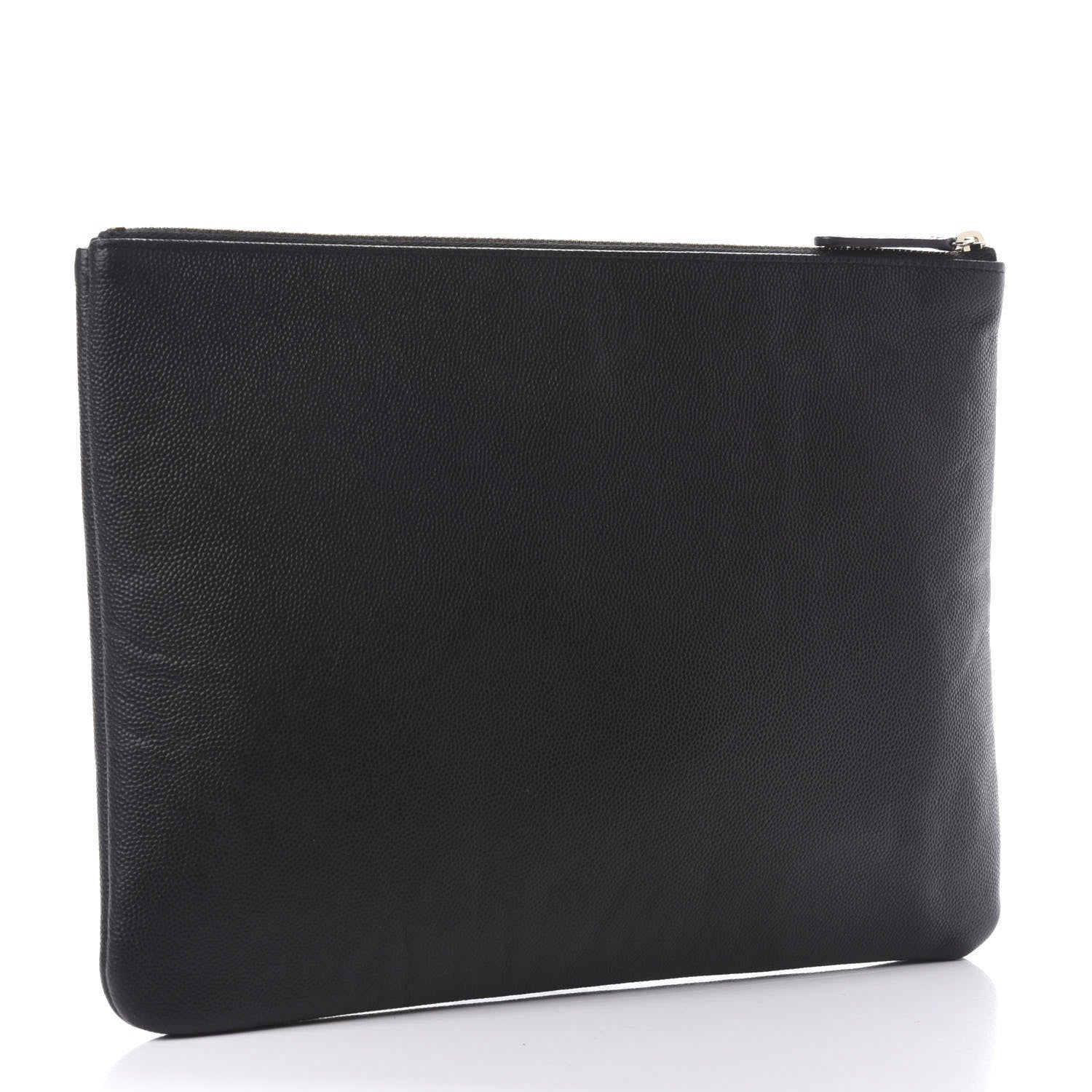 Chanel Caviar Studded Medium Deauville Pouch Black 3 of 8