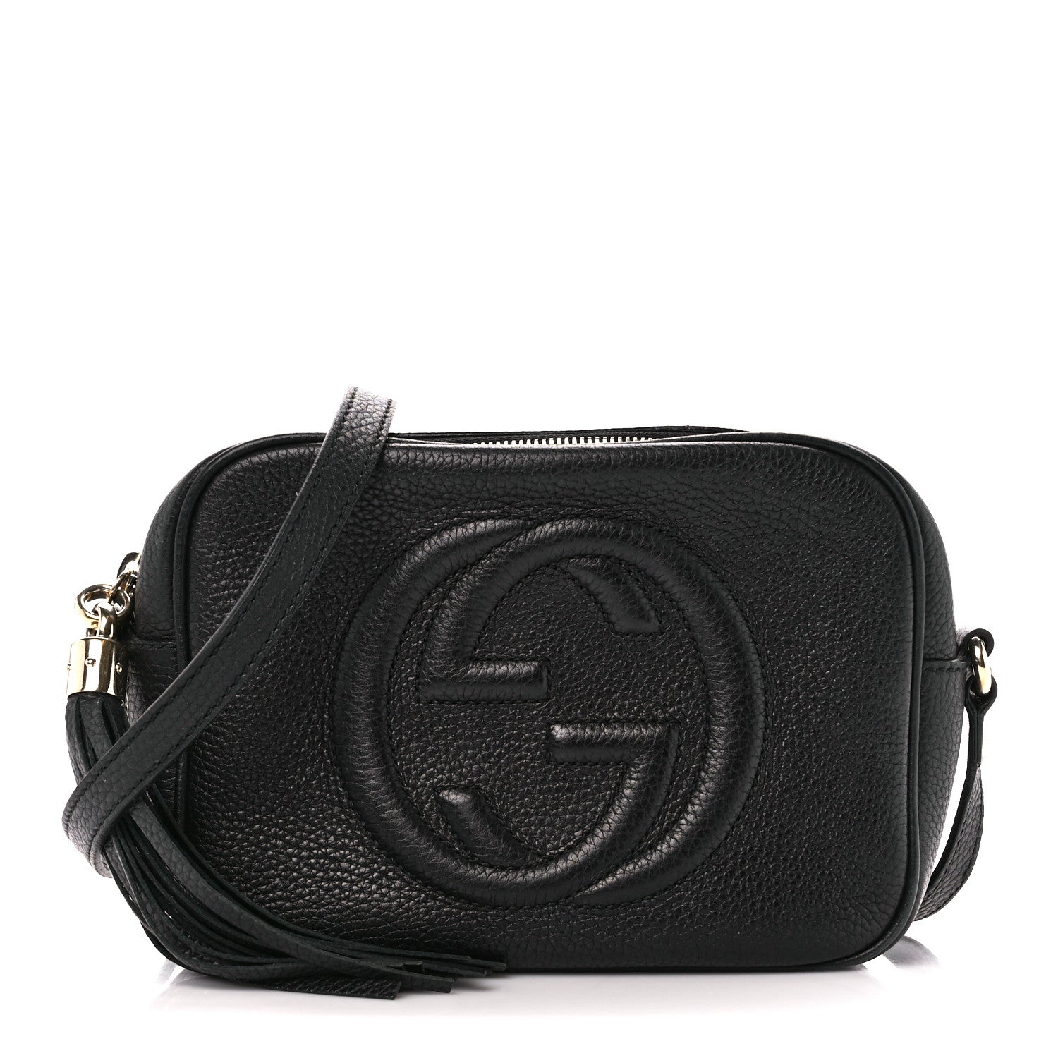 Gucci Pebbled Calfskin Small Soho Disco Bag Black 1 of 11