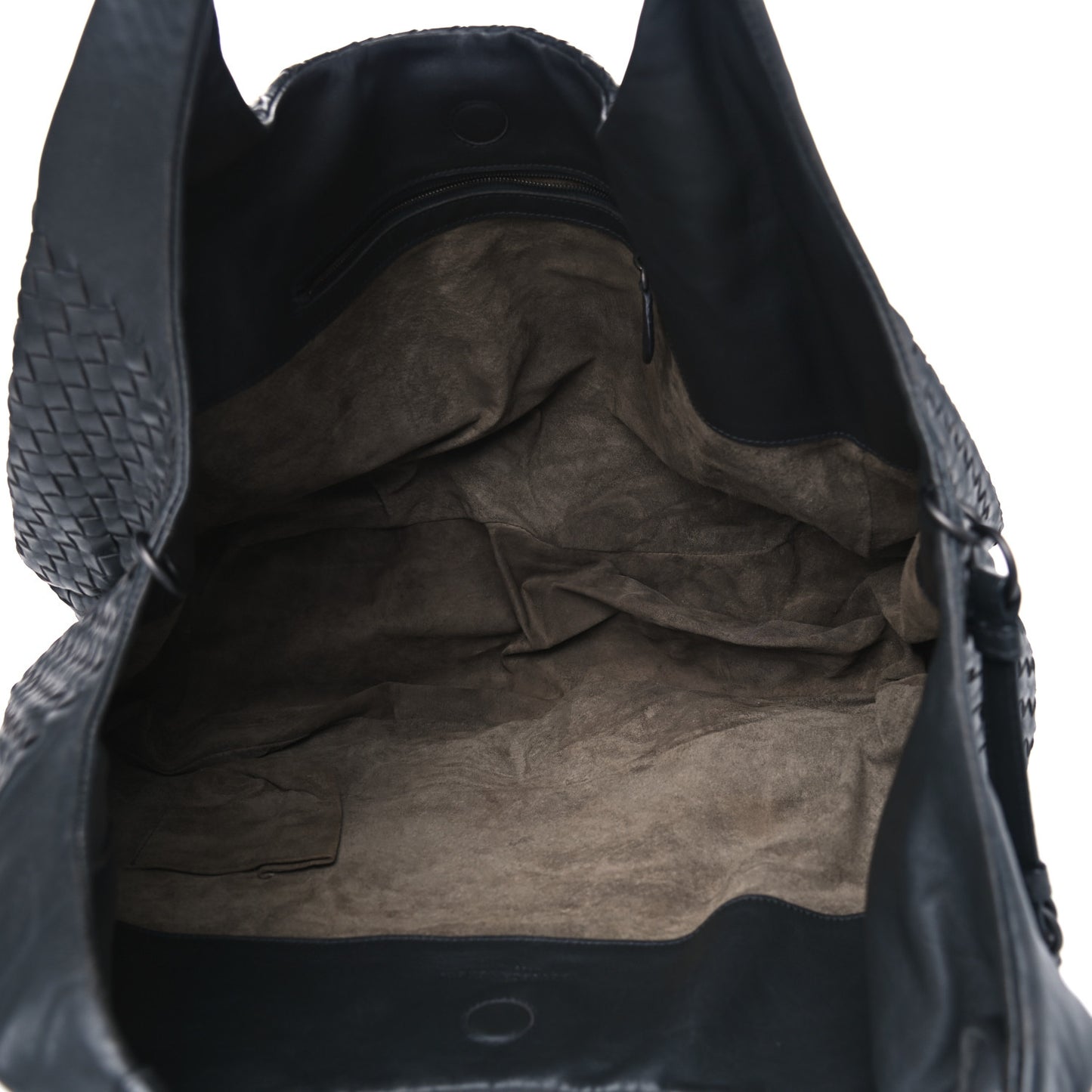 Nappa Intrecciato Large Campana Black