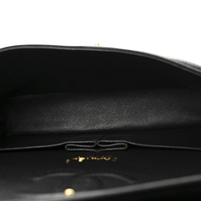 Chanel Lambskin Quilted Studded Medium Double Flap Black 5 of 10