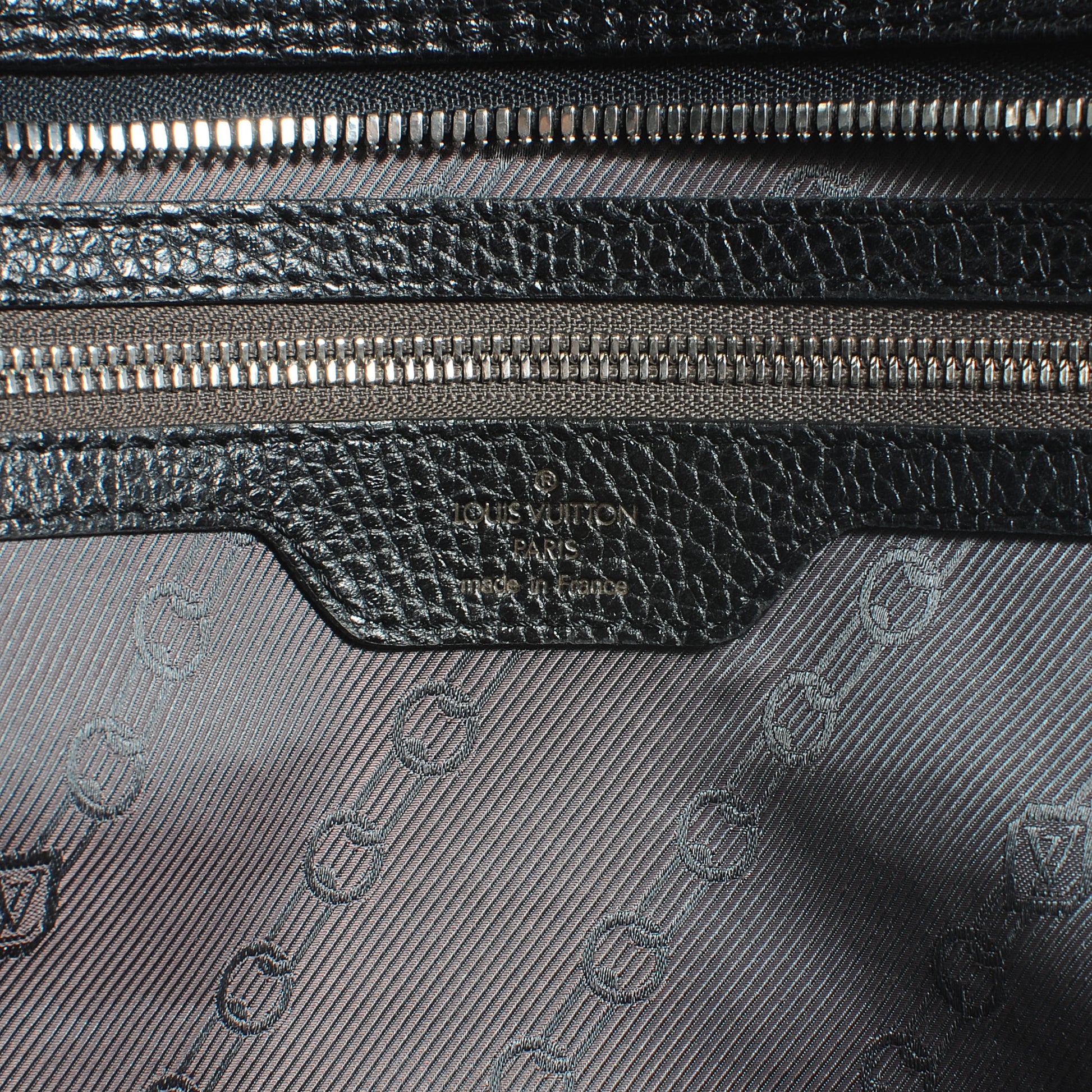 Louis Vuitton Tobago Calfskin Carryall Black 6 of 7