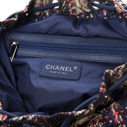 Chanel Lambskin Nylon Tweed Printed Backpack Multicolor 5 of 9