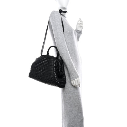 Bottega Veneta Nappa Intrecciato Medium Padded The Handle Tote Black 2 of 10