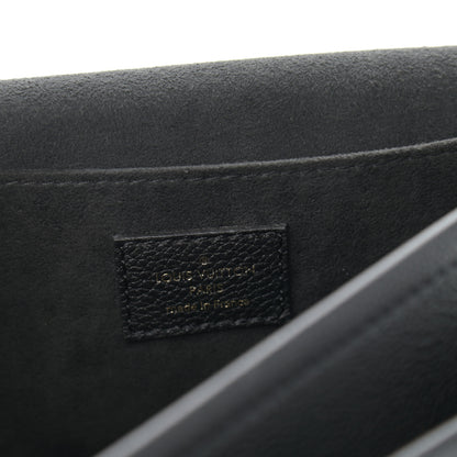 Louis Vuitton Grained Calfskin Lockme Chain Bag Black 6 of 10