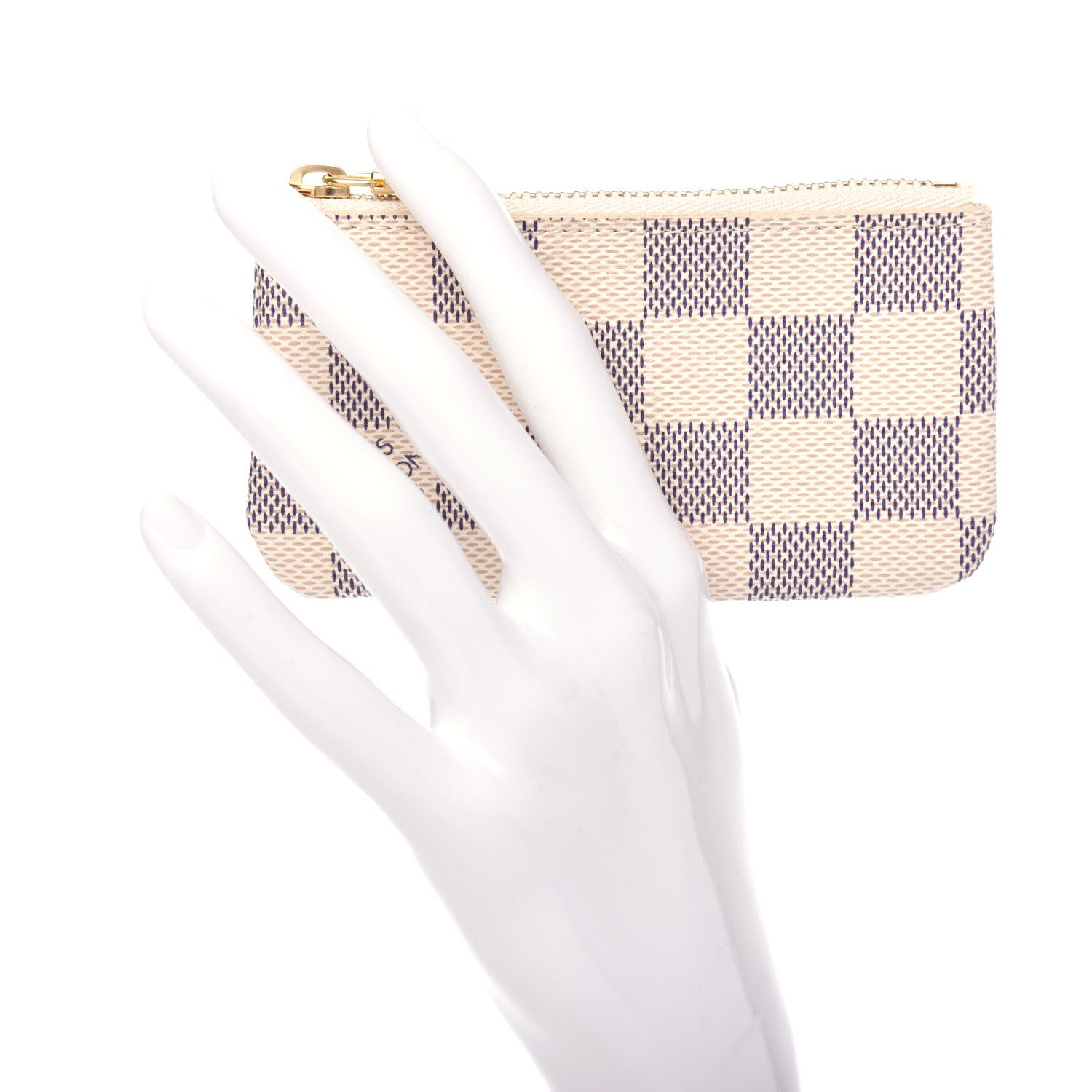 Louis Vuitton Damier Azur Key Pouch 2 of 8