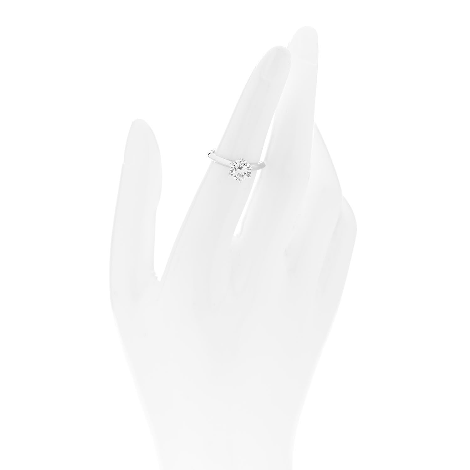 Tiffany Platinum Diamond 1.32ct Solitaire Engagement Ring 50 5.25 2 of 8
