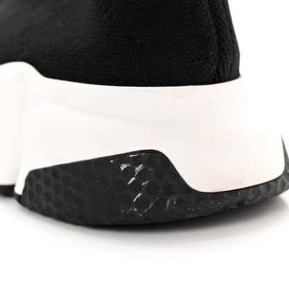 Balenciaga Neoprene Knit Womens Speed Sneakers 38 Black White 11 of 16