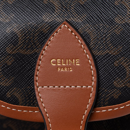 Celine Triomphe Canvas Calfskin Mini Folco Backpack Tan 7 of 9