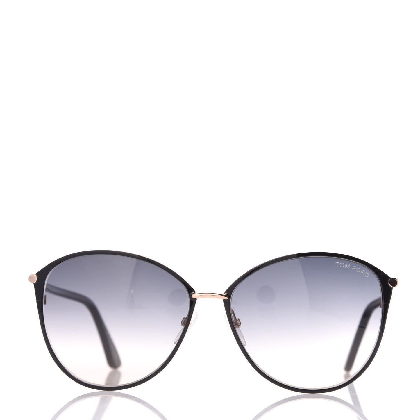 Penelope Vintage Round Sunglasses TF320 Black