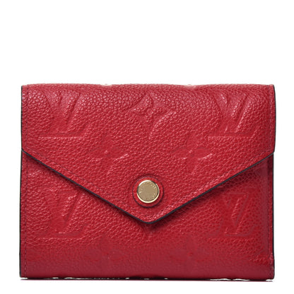 Louis Vuitton Empreinte Victorine Wallet Scarlet 1 of 7