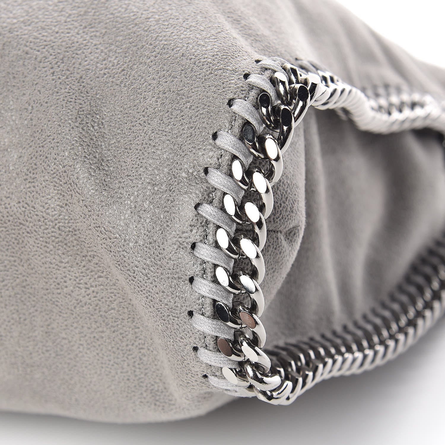 Stella McCartney Shaggy Deer Falabella Fold Over Tote Grey 10 of 12