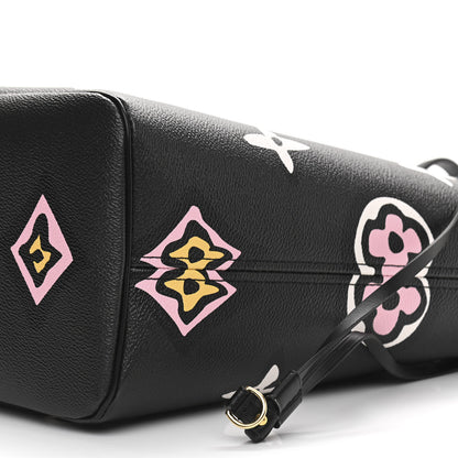 Louis Vuitton Monogram Giant Wild At Heart Neverfull MM Black 10 of 10