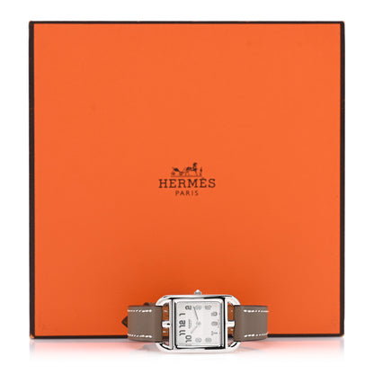 Hermes Stainless Steel Swift 23mm Cape Cod Quartz Watch Etoupe 5 of 5