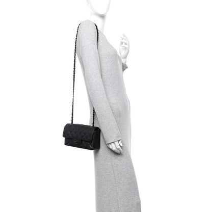 Chanel Crumpled Calfskin Quilted Mini Rectangular Flap So Black 2 of 10
