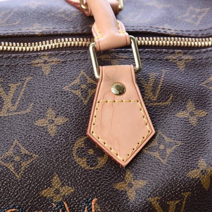 Louis Vuitton Monogram My LV Heritage Speedy Bandouliere 40 Black Moutarde 9 of 10