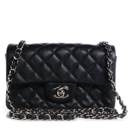 Chanel Caviar Quilted Mini Flap Bag Black 1 of 9