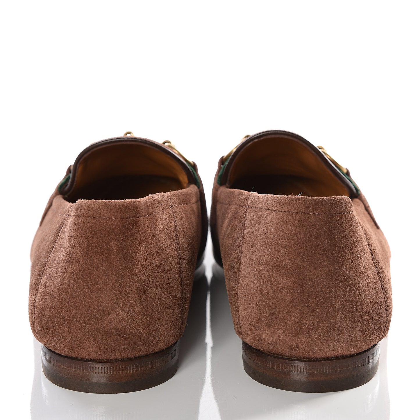 Suede Web Mens Horsebit Loafers 7 Brown
