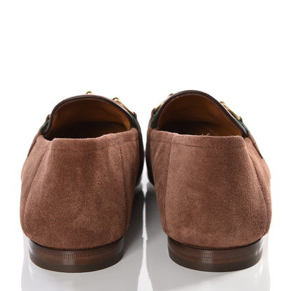 Gucci Suede Web Mens Horsebit Loafers 7 Brown 6 of 12