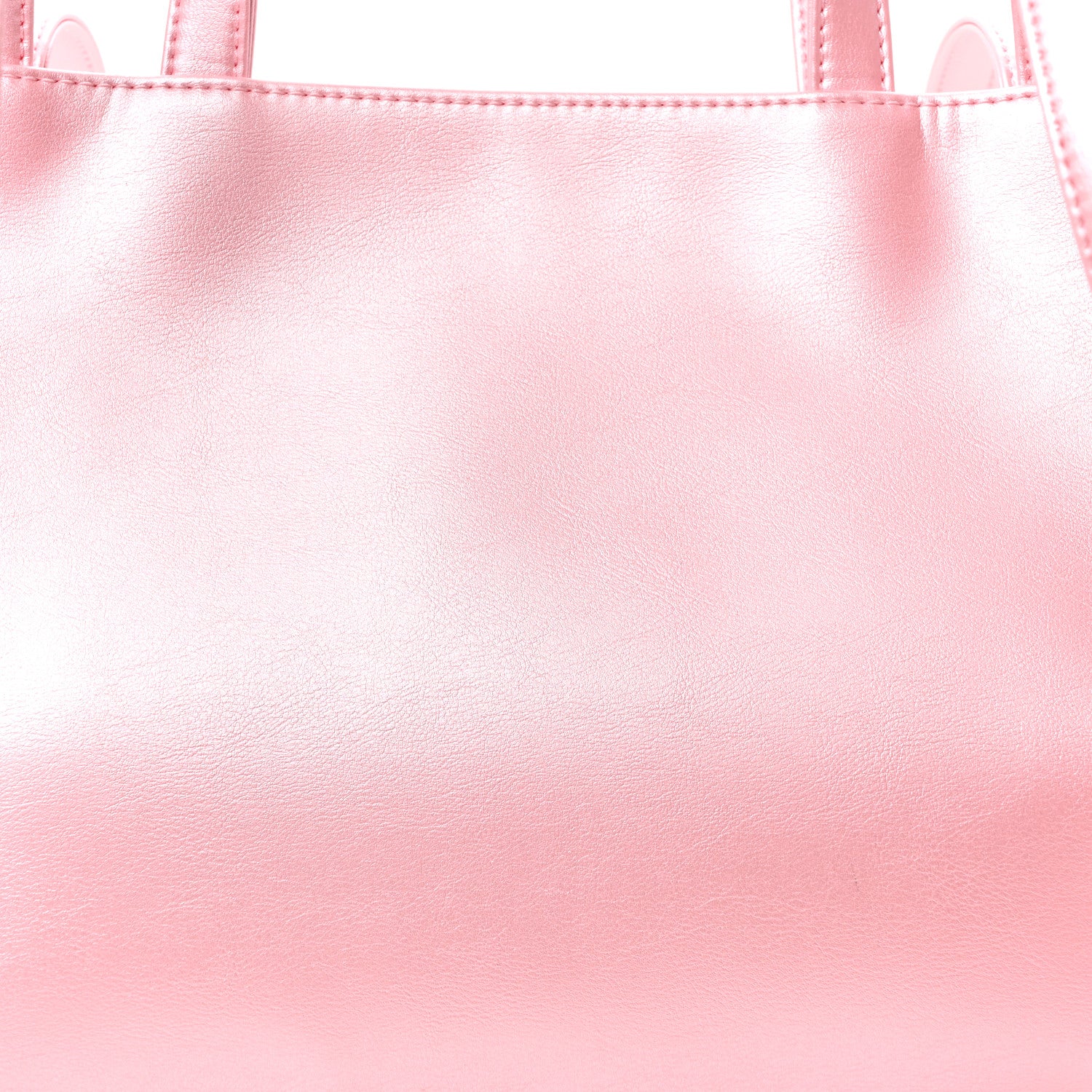 Telfar Metallic Vegan Leather Medium Shopping Bag Ballerina 8 of 10