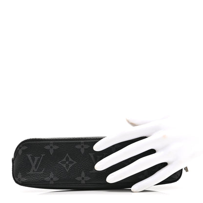 Louis Vuitton Monogram Eclipse Elizabeth Pencil Pouch Black 2 of 10