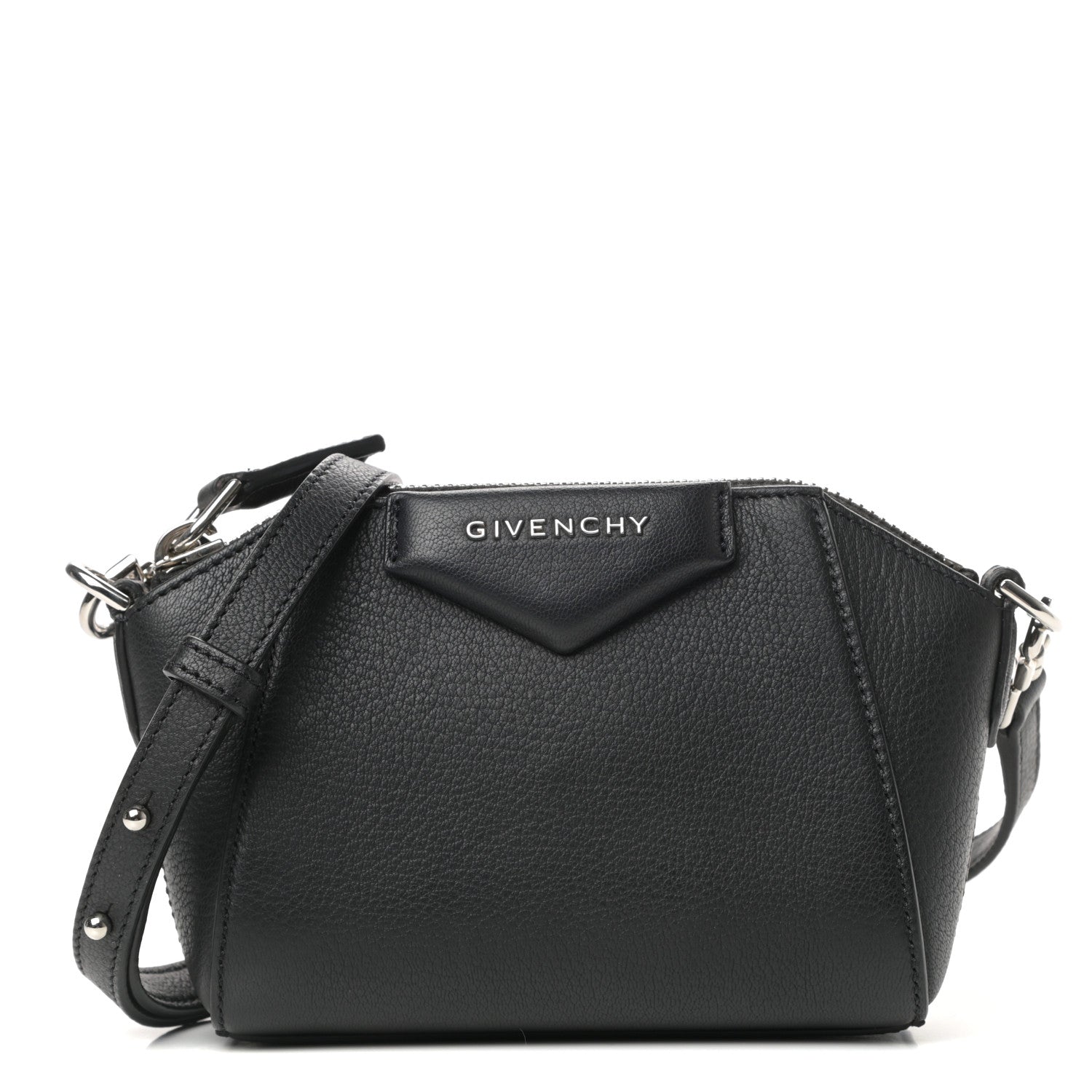 Givenchy Sugar Goatskin Nano Antigona Black 1 of 9