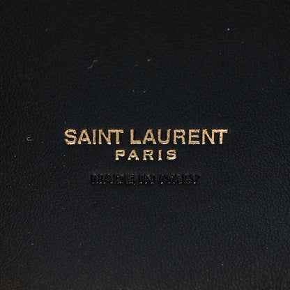 Saint Laurent Plexiglass Monogram Minaudiere Tuxedo Box Clutch Black 5 of 9