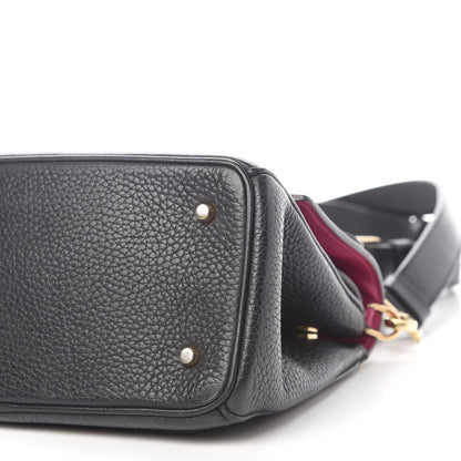 Christian Dior Bullcalf Small Be Dior Flap Black Fraise 8 of 9