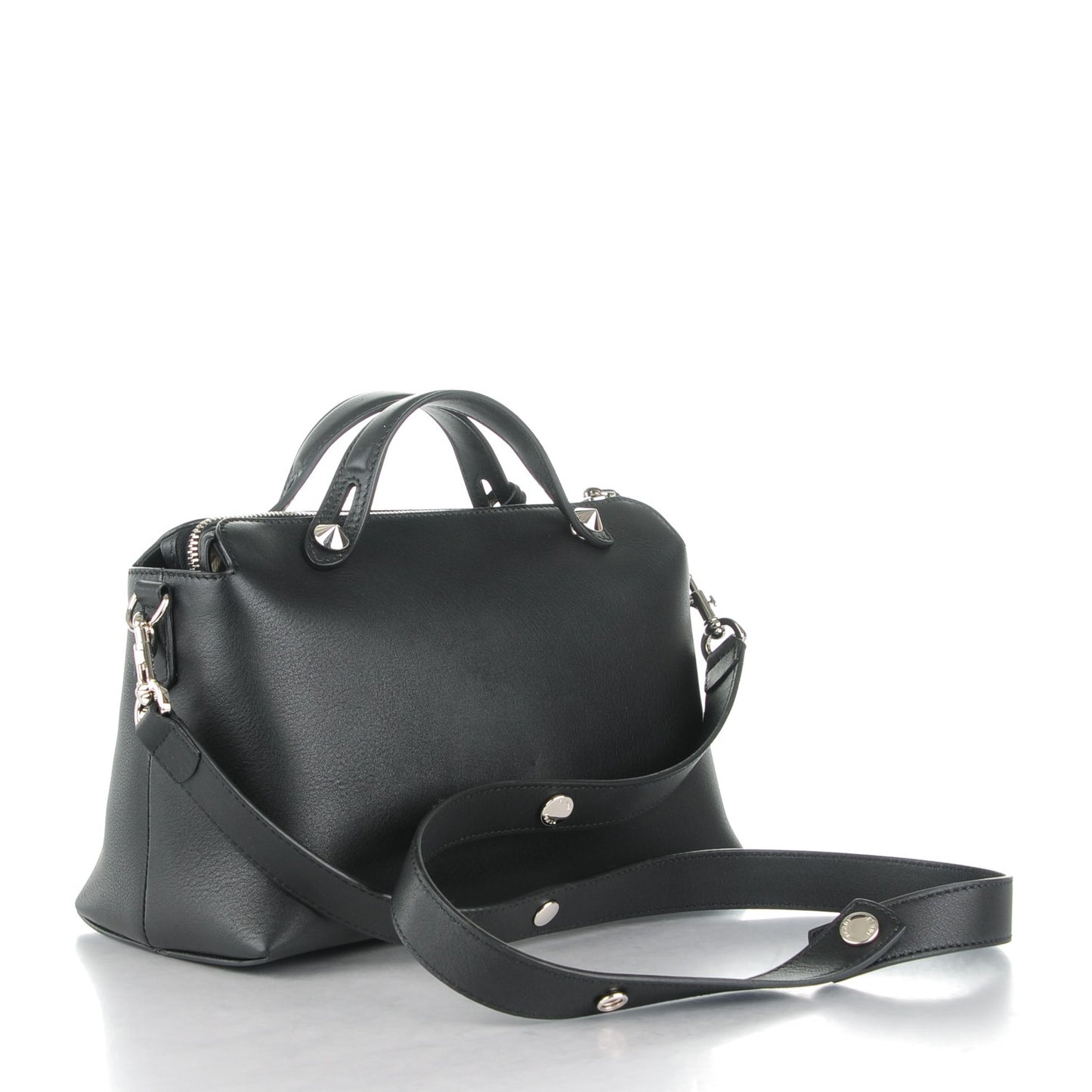 Vitello Dolce Medium By The Way Boston Bag Black