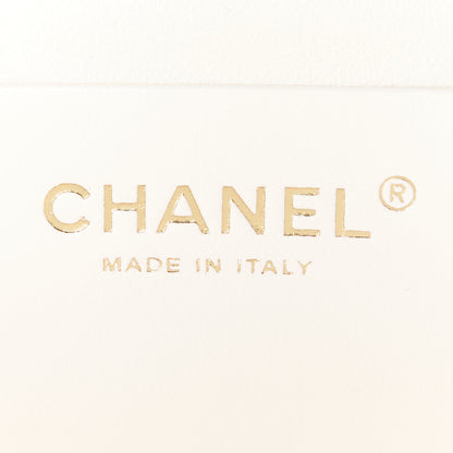 Chanel Caviar Quilted Mini Top Handle Flap White 7 of 12