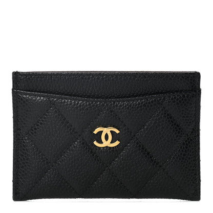 Chanel Caviar Quilted Card Holder Black 1 of 8