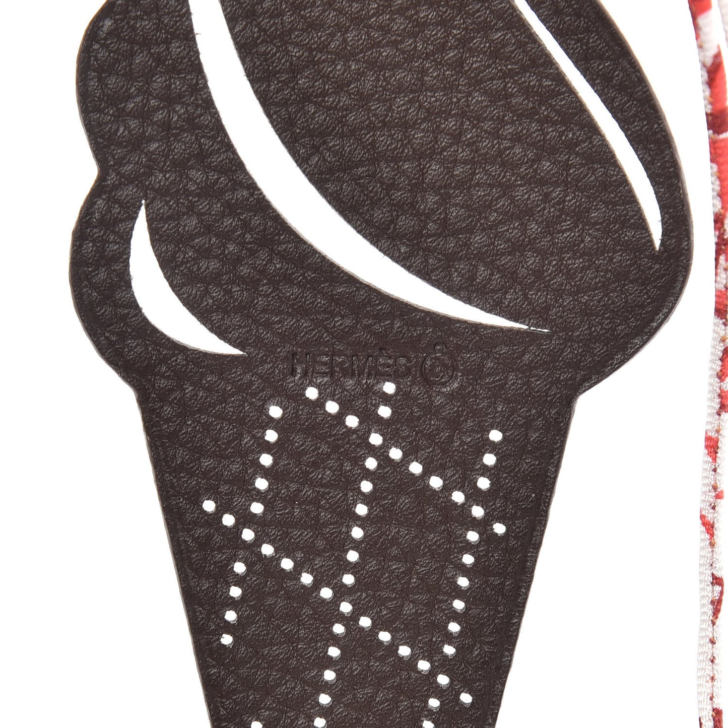 Epsom Togo Petit H Ice Cream Bag Charm Multicolore