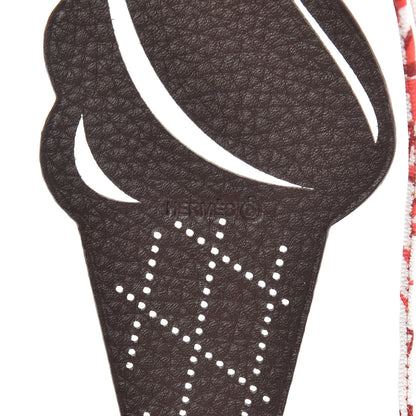 Hermes Epsom Togo Petit H Ice Cream Bag Charm Multicolore 3 of 4