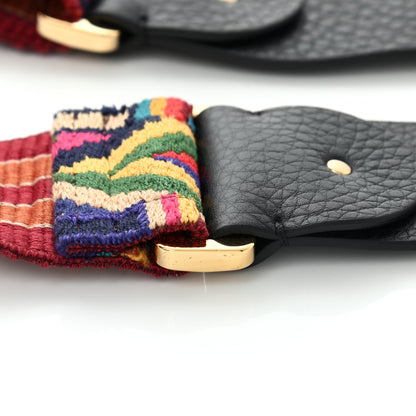 Valentino Garavani Canvas Native Couture 1975 Embroidered Rockstud Guitar Strap Multicolor 5 of 8