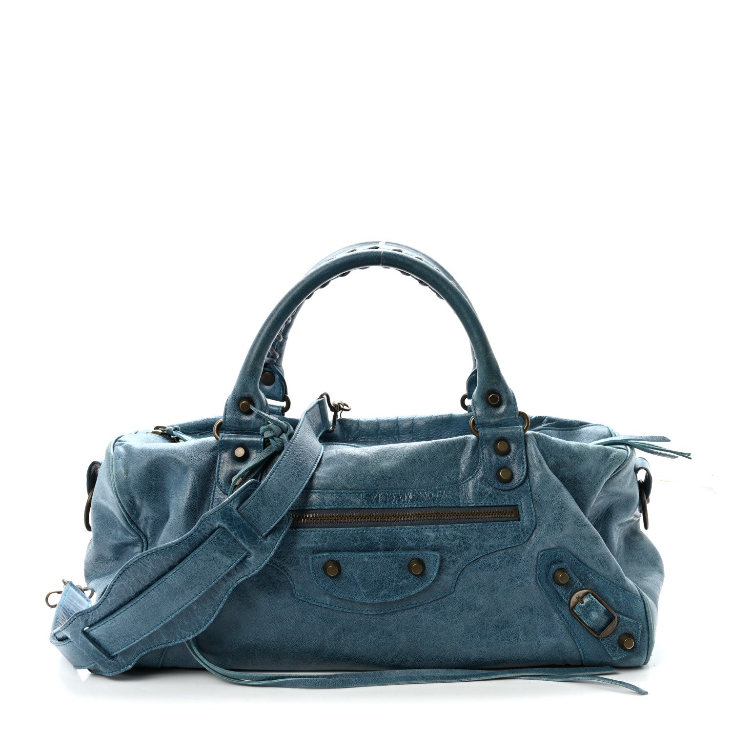 Balenciaga Chevre Classic Hardware Twiggy Bleu 1 of 10