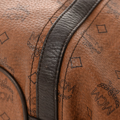 MCM Visetos Drawstring Shopper Cognac 15 of 21