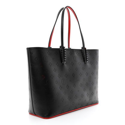 Christian Louboutin Calfskin Loubinthesky East West Cabata Tote Black 4 of 14