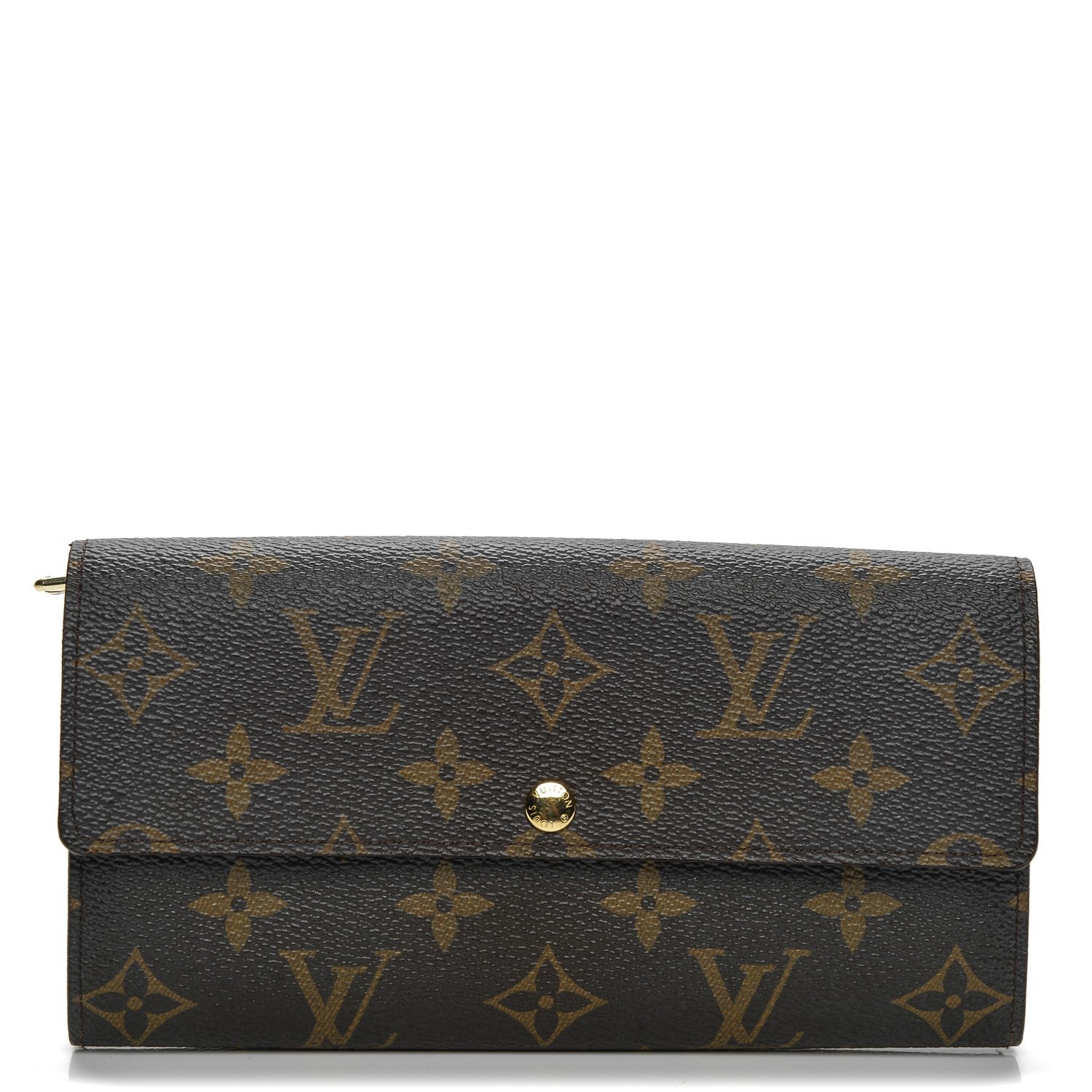 Louis Vuitton Monogram Leopard Sarah Wallet Rouge Fauviste 1 of 7